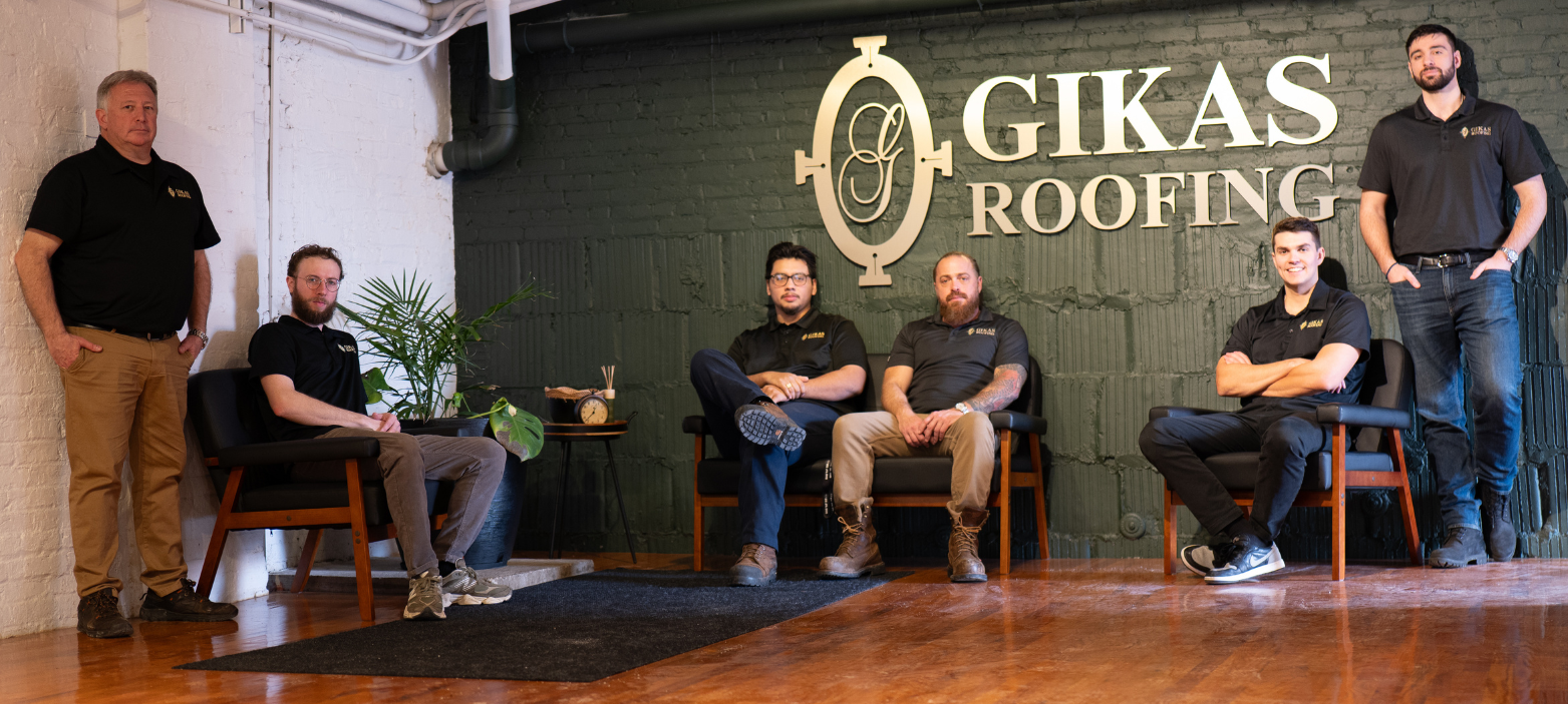 Gikas Roofing showroom team