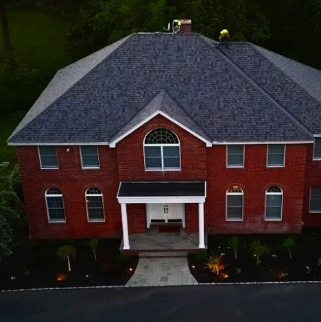 Roofing project in Rye, NY by Gikas Roofing.