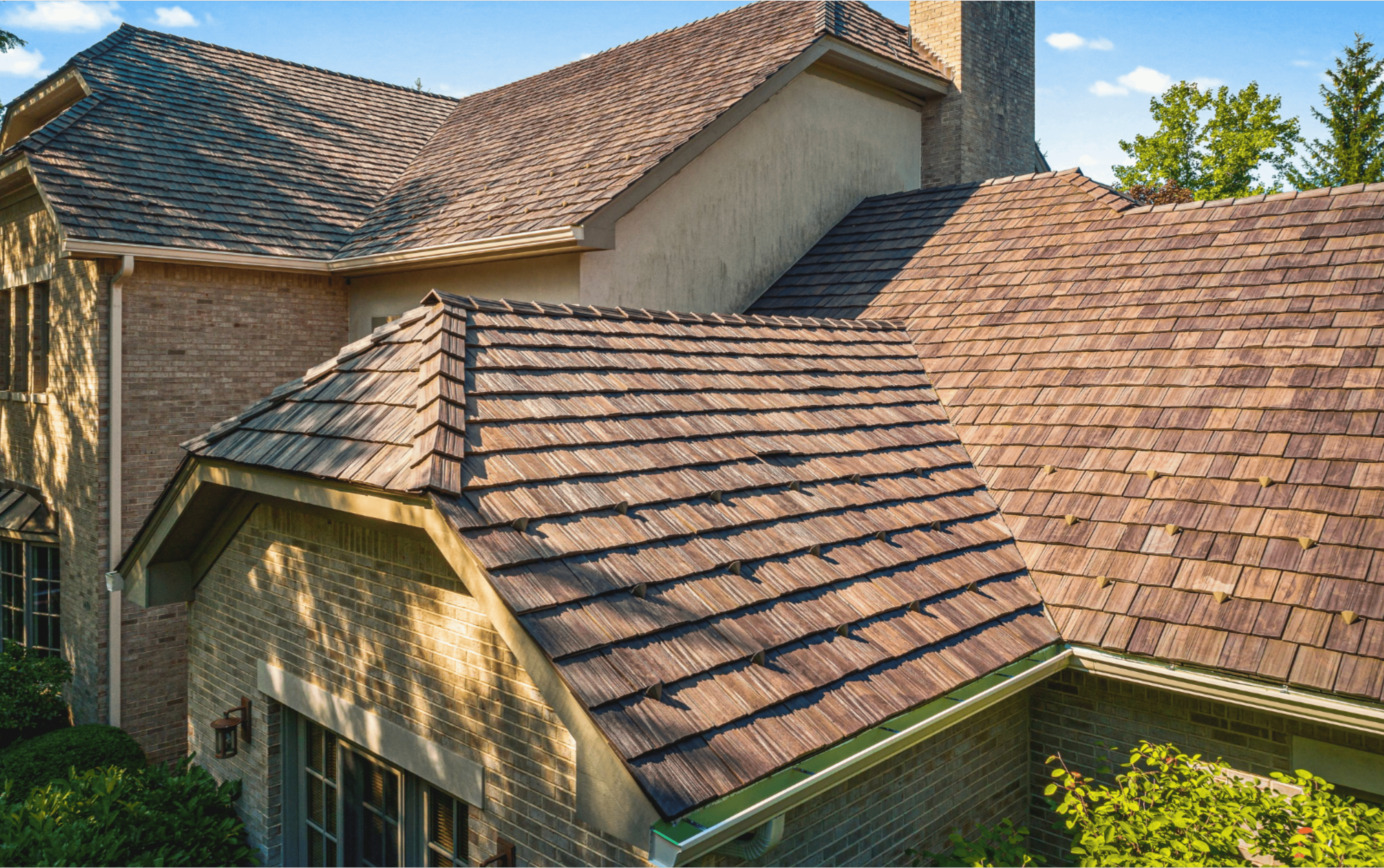 Brava synthetic cedar shake roofing
