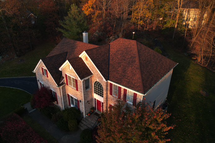 Residential roofing project completion in Rockland & Westchester County by GIKAS Roofing